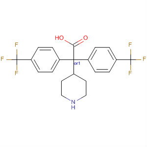 884598-85-0  4-Piperidineacetic acid, 1,2-bis[4-(trifluoromethyl)phenyl]-, (2R,4S)-rel-