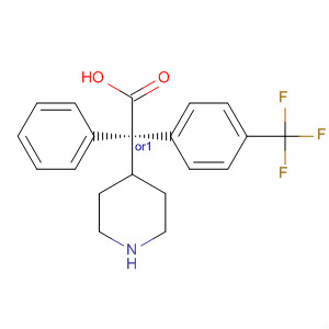 884598-87-2  4-Piperidineacetic acid, 1-phenyl-2-[4-(trifluoromethyl)phenyl]-,(2R,4S)-rel-