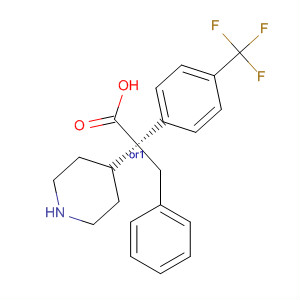 884598-99-6  4-Piperidineacetic acid, 1-(phenylmethyl)-2-[4-(trifluoromethyl)phenyl]-,(2R,4S)-rel-