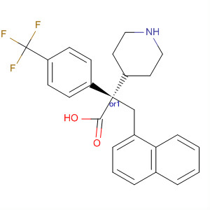 884599-01-3  4-Piperidineacetic acid,1-(1-naphthalenylmethyl)-2-[4-(trifluoromethyl)phenyl]-, (2R,4S)-rel-