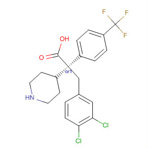 884599-06-8  4-Piperidineacetic acid,1-[(3,4-dichlorophenyl)methyl]-2-[4-(trifluoromethyl)phenyl]-, (2R,4S)-rel-