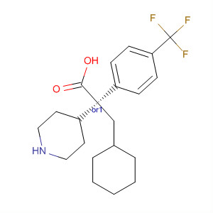 884599-27-3  4-Piperidineacetic acid,1-(cyclohexylmethyl)-2-[4-(trifluoromethyl)phenyl]-, (2R,4S)-rel-