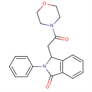 88460-32-6  Morpholine, 4-[(2,3-dihydro-3-oxo-2-phenyl-1H-isoindol-1-yl)acetyl]-
