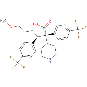 884600-66-2  4-Piperidineacetic acid,1-[(1R)-4-methoxy-1-[4-(trifluoromethyl)phenyl]butyl]-2-[4-(trifluoromethyl)phenyl]-, (2S,4R)-