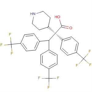 884600-67-3  4-Piperidineacetic acid,1-[bis[4-(trifluoromethyl)phenyl]methyl]-2-[4-(trifluoromethyl)phenyl]-,(2S,4R)-