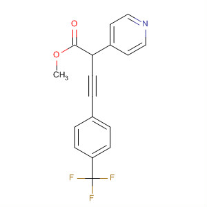 884601-93-8  4-Pyridineacetic acid, 2-[[4-(trifluoromethyl)phenyl]ethynyl]-, methyl ester
