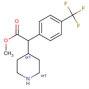 884603-33-2  4-Piperidineacetic acid, 2-[4-(trifluoromethyl)phenyl]-, methyl ester,(2R,4S)-rel-