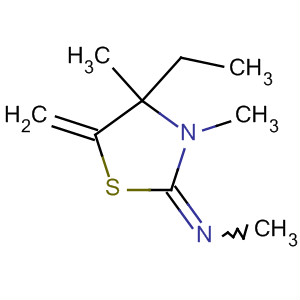 88461-38-5  Methanamine,N-(4-ethyl-3,4-dimethyl-5-methylene-2-thiazolidinylidene)-