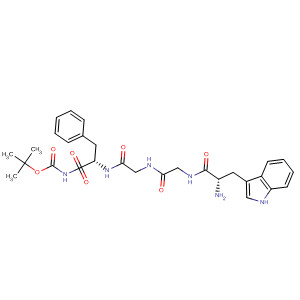 88463-50-7  L-Phenylalaninamide,N-[(1,1-dimethylethoxy)carbonyl]-L-tryptophylglycylglycyl-