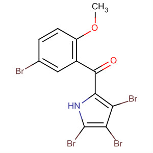 88477-85-4  Methanone, (5-bromo-2-methoxyphenyl)(3,4,5-tribromo-1H-pyrrol-2-yl)-