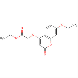 88484-55-3  Acetic acid, [(7-ethoxy-2-oxo-2H-1-benzopyran-4-yl)oxy]-, ethyl ester