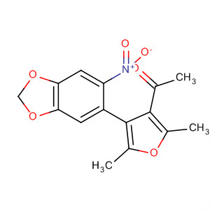 88484-94-0  Ethanone, 1-[2,5-dimethyl-4-(6-nitro-1,3-benzodioxol-5-yl)-3-furanyl]-