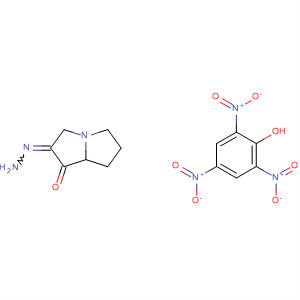 88485-12-5  1H-Pyrrolizin-1-one, hexahydro-, hydrazone, compd. with2,4,6-trinitrophenol (1:1)