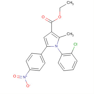 88502-24-3  1H-Pyrrole-3-carboxylic acid,1-(2-chlorophenyl)-2-methyl-5-(4-nitrophenyl)-, ethyl ester