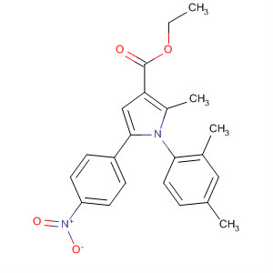 88502-25-4  1H-Pyrrole-3-carboxylic acid,1-(2,4-dimethylphenyl)-2-methyl-5-(4-nitrophenyl)-, ethyl ester