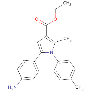 88502-35-6  1H-Pyrrole-3-carboxylic acid,5-(4-aminophenyl)-2-methyl-1-(4-methylphenyl)-, ethyl ester