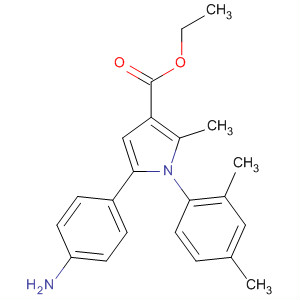 88502-41-4  1H-Pyrrole-3-carboxylic acid,5-(4-aminophenyl)-1-(2,4-dimethylphenyl)-2-methyl-, ethyl ester