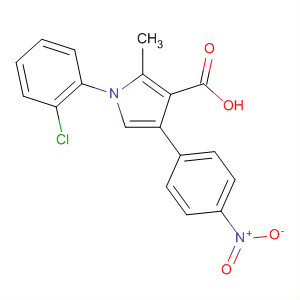 88502-66-3  1H-Pyrrole-3-carboxylic acid,1-(2-chlorophenyl)-2-methyl-4-(4-nitrophenyl)-