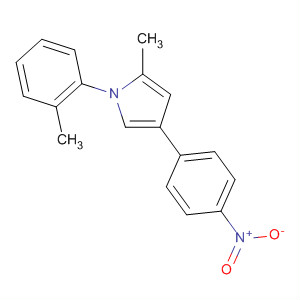 88502-76-5  1H-Pyrrole, 2-methyl-1-(2-methylphenyl)-4-(4-nitrophenyl)-