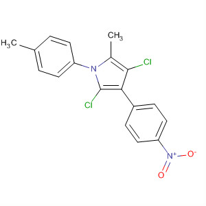 88502-80-1  1H-Pyrrole, 2,4-dichloro-5-methyl-1-(4-methylphenyl)-3-(4-nitrophenyl)-