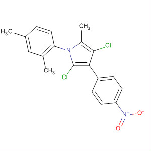 88502-83-4  1H-Pyrrole,2,4-dichloro-1-(2,4-dimethylphenyl)-5-methyl-3-(4-nitrophenyl)-