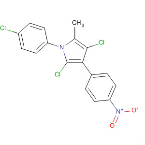 88502-85-6  1H-Pyrrole, 2,4-dichloro-1-(4-chlorophenyl)-5-methyl-3-(4-nitrophenyl)-