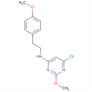 885066-04-6  4-Pyrimidinamine, 6-chloro-2-methoxy-N-[2-(4-methoxyphenyl)ethyl]-