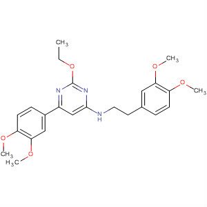 885066-75-1  4-Pyrimidinamine,6-(3,4-dimethoxyphenyl)-N-[2-(3,4-dimethoxyphenyl)ethyl]-2-ethoxy-