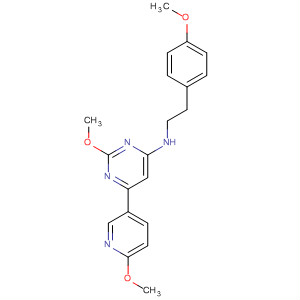 885067-46-9  4-Pyrimidinamine,2-methoxy-N-[2-(4-methoxyphenyl)ethyl]-6-(6-methoxy-3-pyridinyl)-