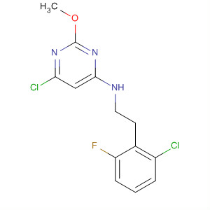 885067-49-2  4-Pyrimidinamine,6-chloro-N-[2-(2-chloro-6-fluorophenyl)ethyl]-2-methoxy-