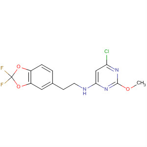 885067-89-0  4-Pyrimidinamine,6-chloro-N-[2-(2,2-difluoro-1,3-benzodioxol-5-yl)ethyl]-2-methoxy-