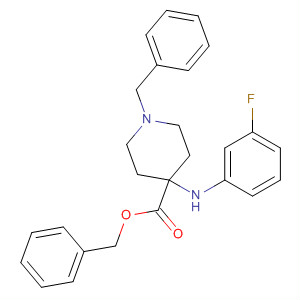 885115-41-3  4-Piperidinecarboxylic acid,4-[(3-fluorophenyl)amino]-1-(phenylmethyl)-, phenylmethyl ester
