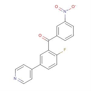 885124-10-7  Methanone, [2-fluoro-5-(4-pyridinyl)phenyl](3-nitrophenyl)-