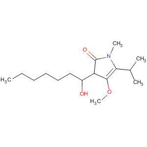 88517-65-1  2H-Pyrrol-2-one,1,5-dihydro-3-(1-hydroxyheptyl)-4-methoxy-1-methyl-5-(1-methylethyl)-