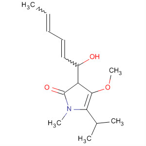 88517-67-3  2H-Pyrrol-2-one,1,5-dihydro-3-(1-hydroxy-2,4-hexadienyl)-4-methoxy-1-methyl-5-(1-methylethyl)-