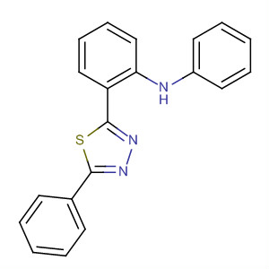 88518-09-6  Benzenamine, N-phenyl-2-(5-phenyl-1,3,4-thiadiazol-2-yl)-