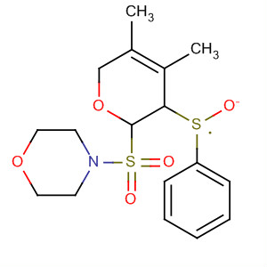88534-35-4  Morpholine,4-[(3,6-dihydro-4,5-dimethyl-1-oxido-2-phenyl-2H-thiopyran-2-yl)sulfonyl]-
