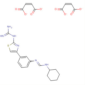 88541-31-5  Guanidine,[4-[3-[[(cyclohexylamino)methylene]amino]phenyl]-2-thiazolyl]-,(2Z)-2-butenedioate (1:2)