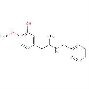 88543-17-3  Phenol, 2-methoxy-5-[2-[(phenylmethyl)amino]propyl]-