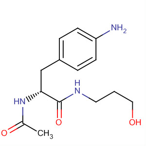 88546-13-8  Benzenepropanamide, a-(acetylamino)-4-amino-N-(3-hydroxypropyl)-,(R)-