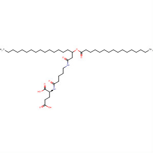 88556-69-8  L-Glutamic acid,N-[1-oxo-5-[[1-oxo-3-[(1-oxohexadecyl)oxy]octadecyl]amino]pentyl]-