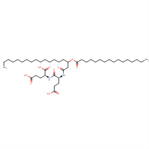 88556-74-5  L-Glutamic acid,N-[N-[1-oxo-3-[(1-oxohexadecyl)oxy]octadecyl]-L-a-glutamyl]-