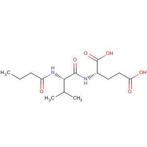88556-77-8  L-Glutamic acid, N-[N-(1-oxobutyl)-L-valyl]-