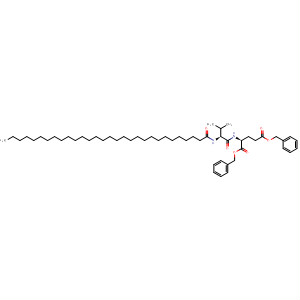 88556-84-7  L-Glutamic acid, N-[N-(1-oxotriacontyl)-L-valyl]-, bis(phenylmethyl) ester