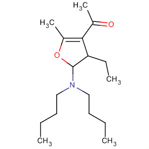 88557-01-1  Ethanone, 1-[5-(dibutylamino)-4-ethyl-4,5-dihydro-2-methyl-3-furanyl]-