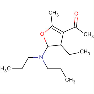 88557-05-5  Ethanone, 1-[5-(dipropylamino)-4-ethyl-4,5-dihydro-2-methyl-3-furanyl]-