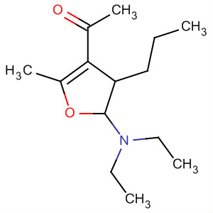 88557-06-6  Ethanone, 1-[5-(diethylamino)-4,5-dihydro-2-methyl-4-propyl-3-furanyl]-