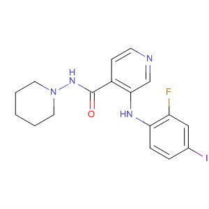 885588-37-4  4-Pyridinecarboxamide,3-[(2-fluoro-4-iodophenyl)amino]-N-1-piperidinyl-