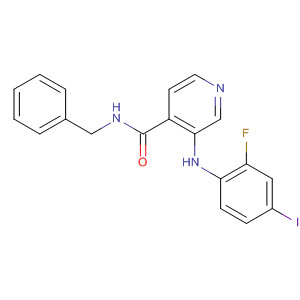 885588-39-6  4-Pyridinecarboxamide,3-[(2-fluoro-4-iodophenyl)amino]-N-(phenylmethyl)-
