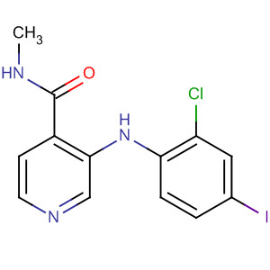885588-40-9  4-Pyridinecarboxamide, 3-[(2-chloro-4-iodophenyl)amino]-N-methyl-